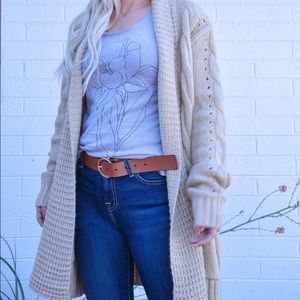 Oversized Knit Cardigan